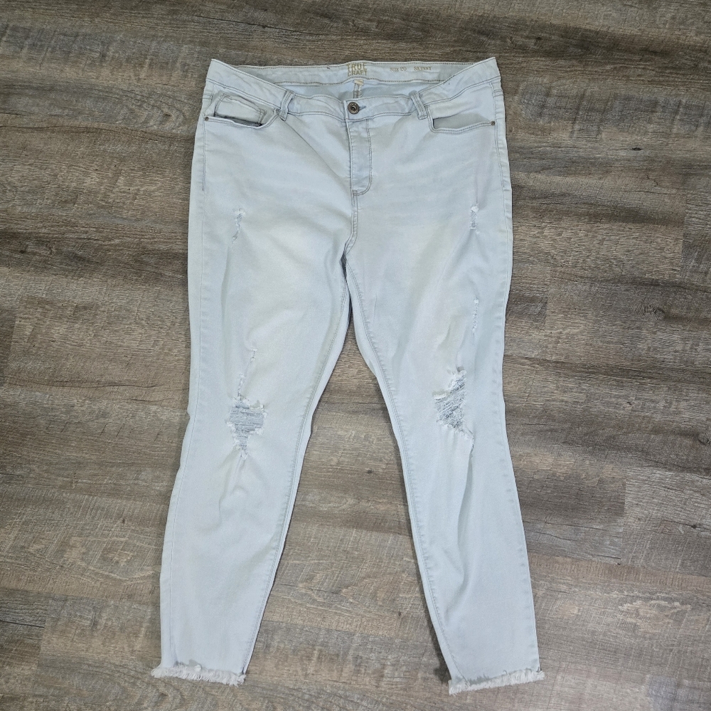 True Craft Women's Light Blue Skinny Jeans